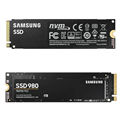 Samsung 980 1TB PCIe NVMe 3.0x4 M.2 SSD 1TB 3,500MB/s/3,000MB/s 500K/480K IOPS 5 Years Warranty MZ-V8V1T0BW
